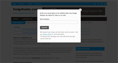 Desktop Screenshot of dodgeraider.com